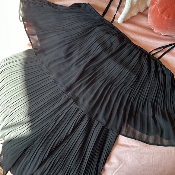 EXLURA Pleated Romper Dress Women size L - Picture 4 of 10